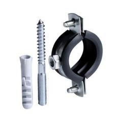 Хомут металлический с шурупом